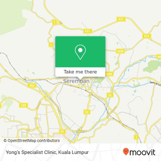 Yong's Specialist Clinic map
