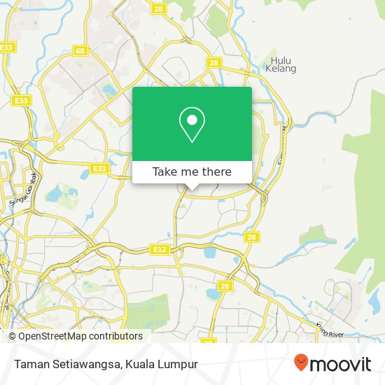 Taman Setiawangsa map