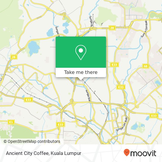 Ancient City Coffee map