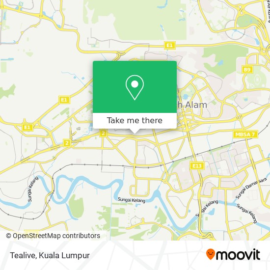 Tealive map