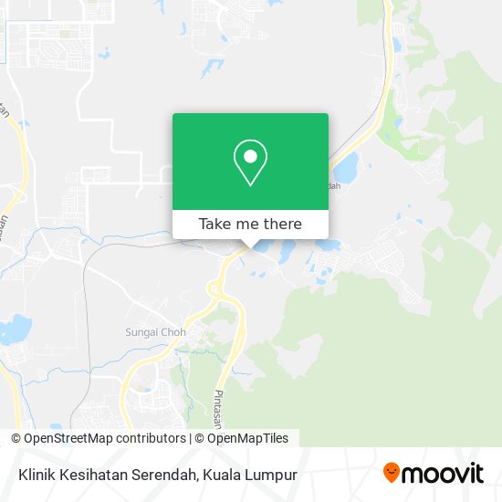 Klinik Kesihatan Serendah map