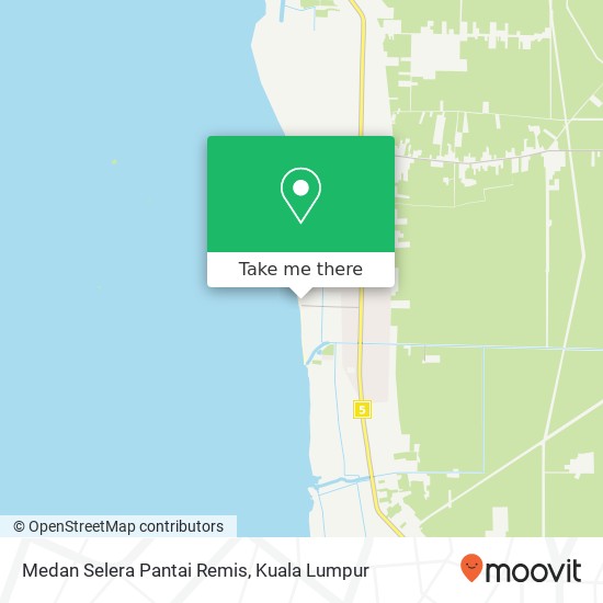 Medan Selera Pantai Remis map