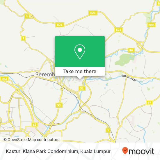 Kasturi Klana Park Condominium map