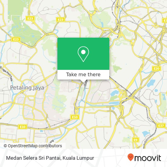 Medan Selera Sri Pantai map