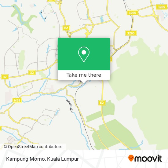 Kampung Momo map
