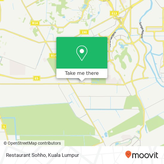 Restaurant Sohho map