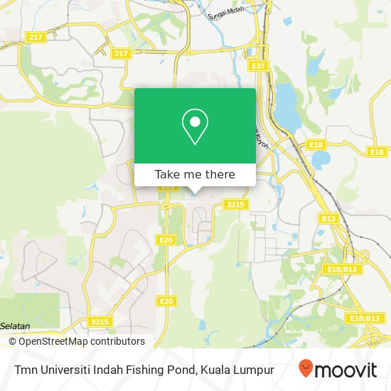 Peta Tmn Universiti Indah Fishing Pond