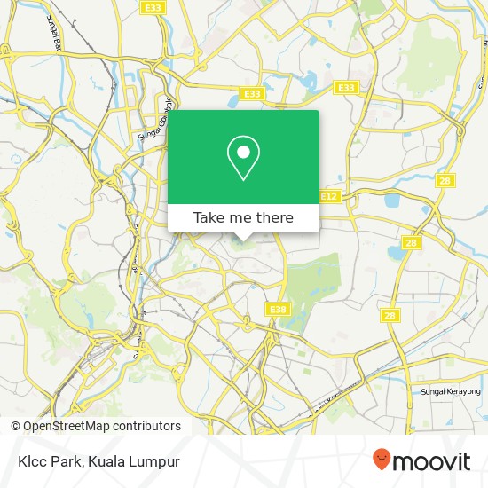 Klcc Park map