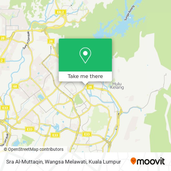 Sra Al-Muttaqin, Wangsa Melawati map