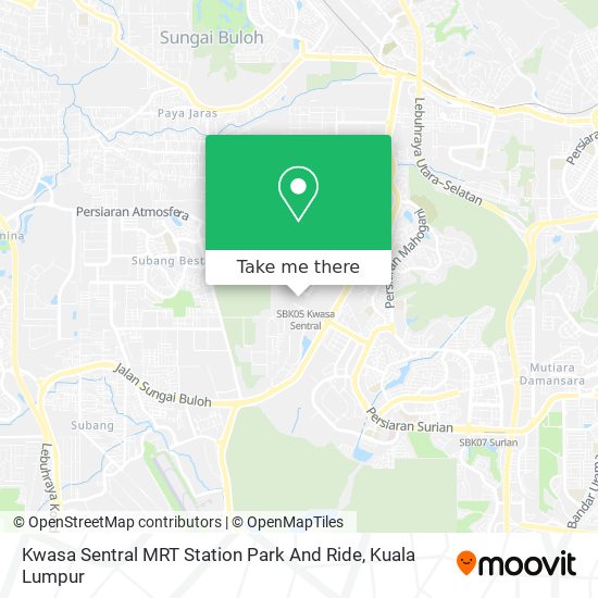 Peta Kwasa Sentral MRT Station Park And Ride