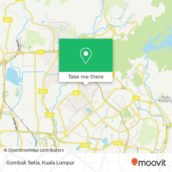 Gombak Setia map