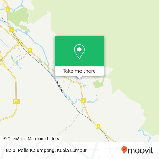 Balai Polis Kalumpang map