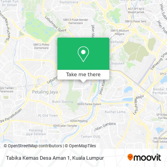 Tabika Kemas Desa Aman 1 map