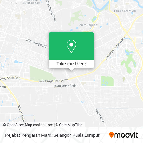 Pejabat Pengarah Mardi Selangor map