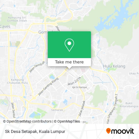 Sk Desa Setapak map