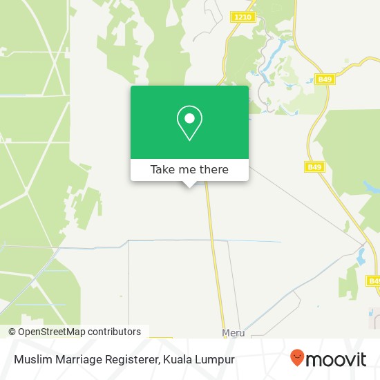 Muslim Marriage Registerer map