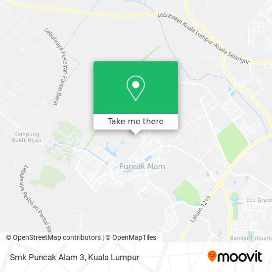 Smk Puncak Alam 3 map