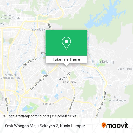 Smk Wangsa Maju Seksyen 2 map