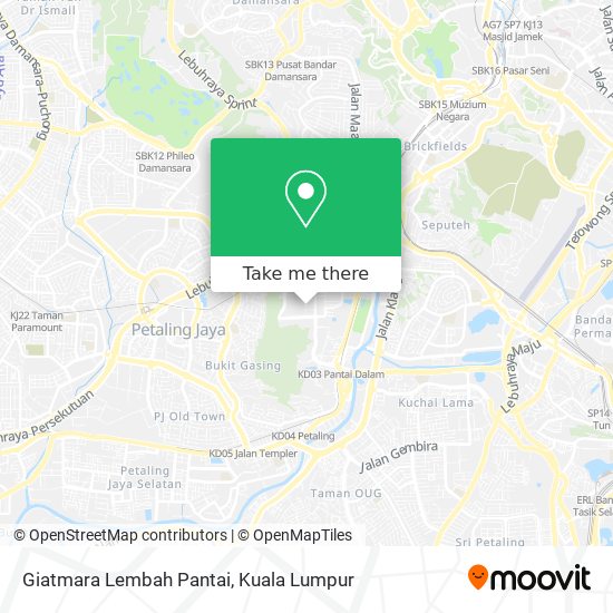 Giatmara Lembah Pantai map