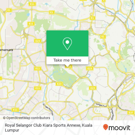 Royal Selangor Club Kiara Sports Annexe map