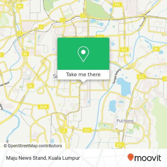 Maju News Stand map