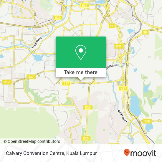 Calvary Convention Centre map