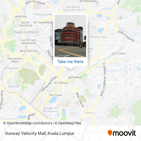 Sunway Velocity Mall map