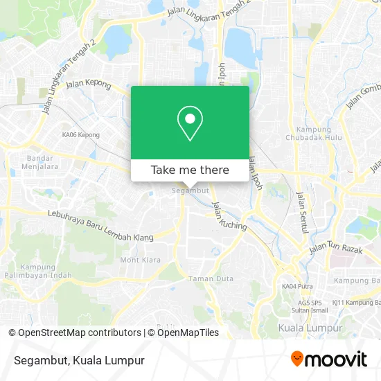Segambut map