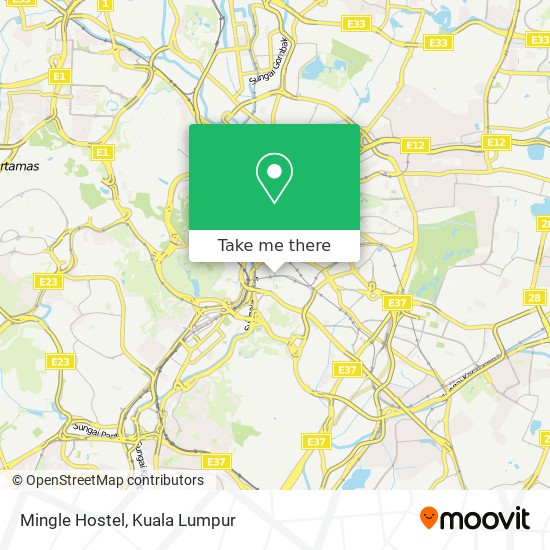 Mingle Hostel map