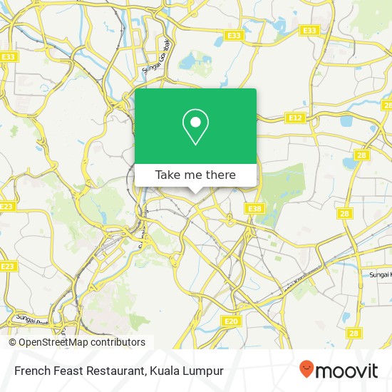 French Feast Restaurant map