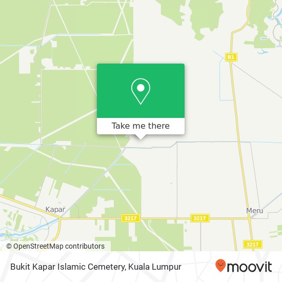 Bukit Kapar Islamic Cemetery map