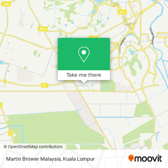 Martin Brower Malaysia map