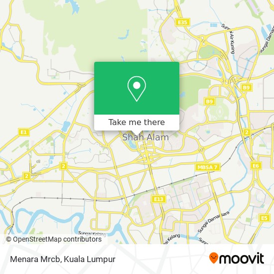 Menara Mrcb map