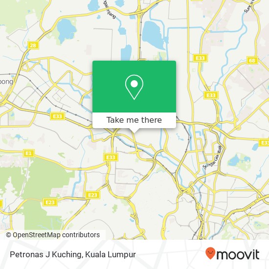 Petronas J Kuching map