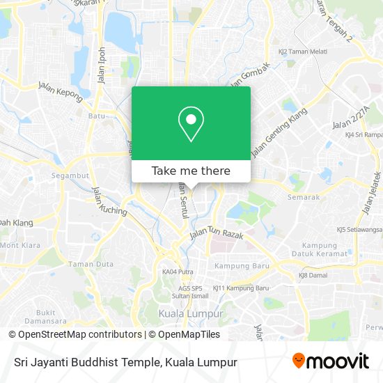 Sri Jayanti Buddhist Temple map