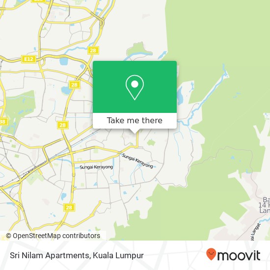 Sri Nilam Apartments map