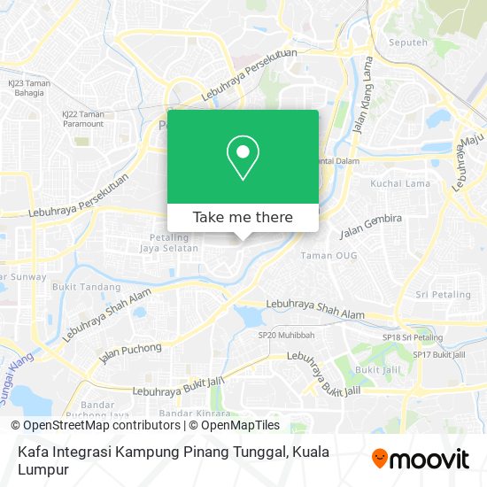 Kafa Integrasi Kampung Pinang Tunggal map