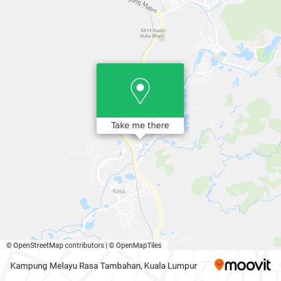 Peta Kampung Melayu Rasa Tambahan