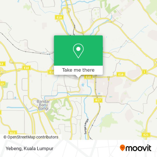 Yebeng map