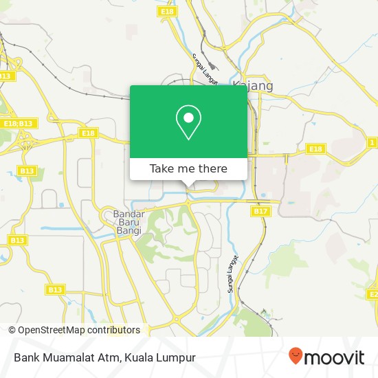 Bank Muamalat Atm map