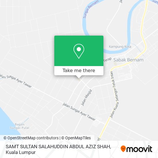 SAMT SULTAN SALAHUDDIN ABDUL AZIZ SHAH map