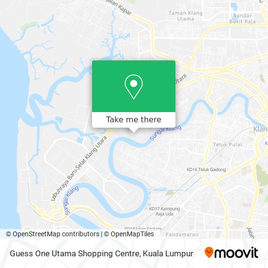 Guess One Utama Shopping Centre map