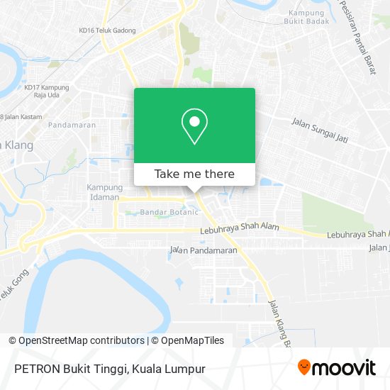 Peta PETRON Bukit Tinggi