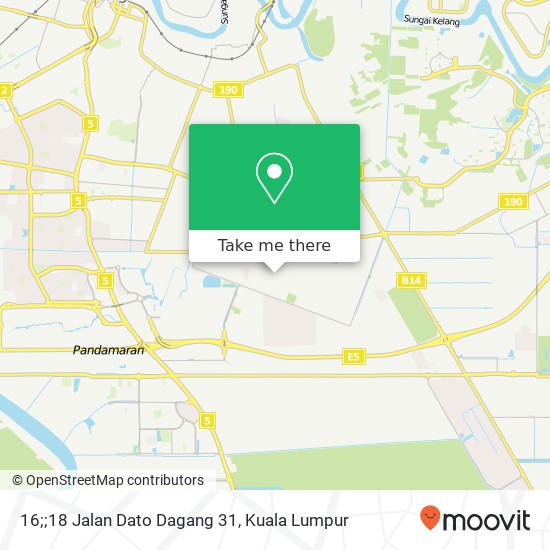 16;;18 Jalan Dato Dagang 31 map