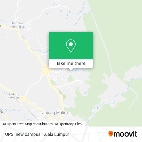 UPSI new campus map