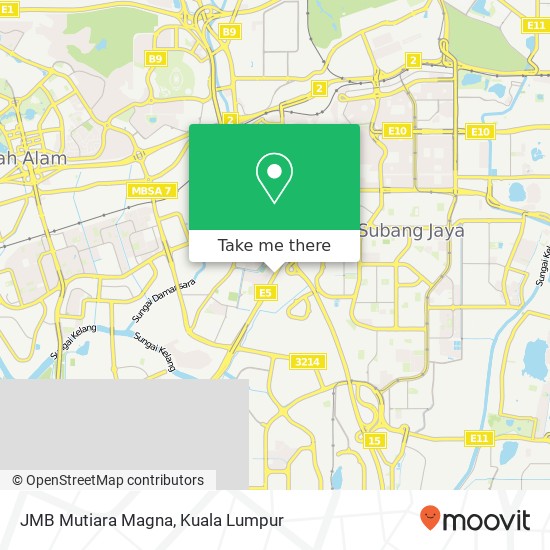 JMB Mutiara Magna map