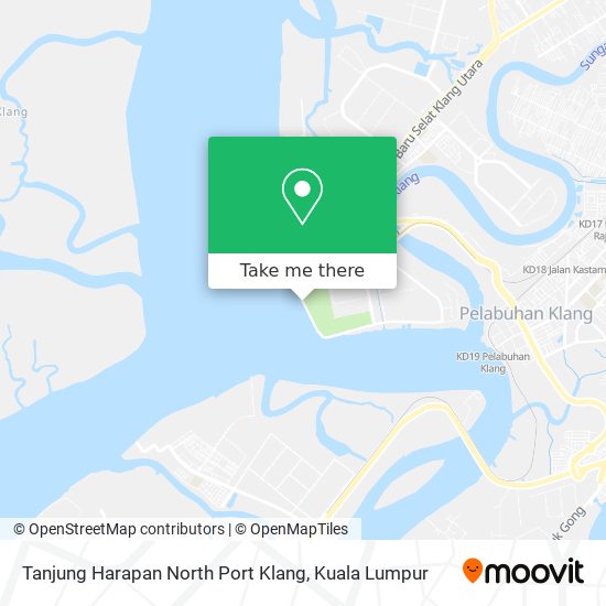 Peta Tanjung Harapan North Port Klang