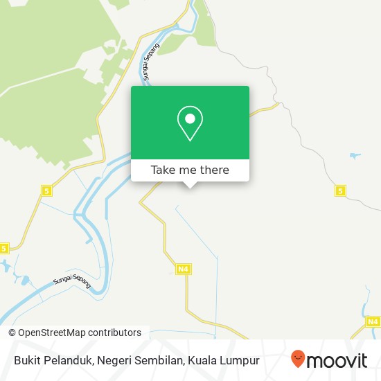 Peta Bukit Pelanduk, Negeri Sembilan