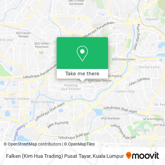 Falken (Kim Hua Trading) Pusat Tayar map