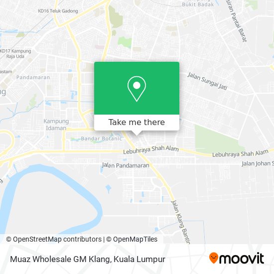 Muaz Wholesale GM Klang map
